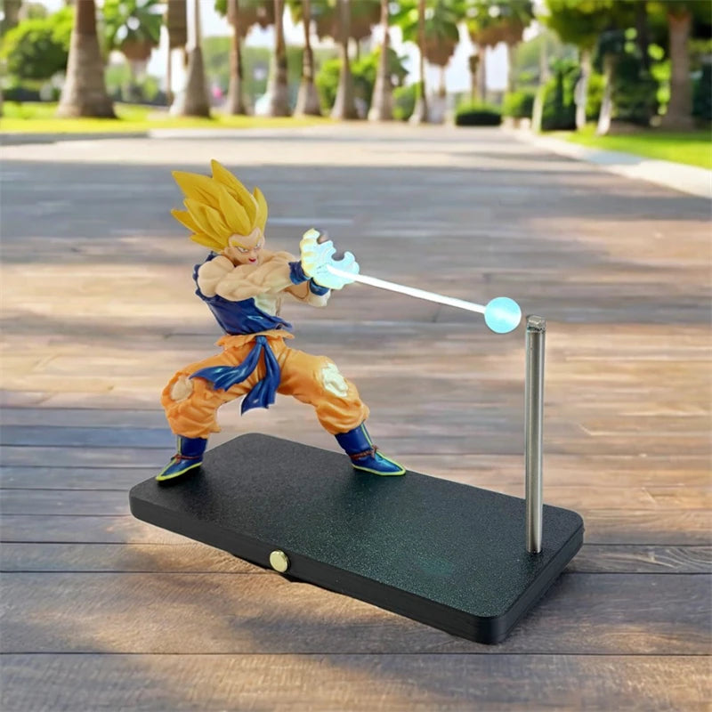 Anime characters DRAGON BALL Z Son Goku model lamp Super Saiyan one figure boy toy gift collection ornaments