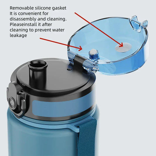 650ML Genshin Impact  Game Figure Water Cup Portable Children's  Plastic Outdoor Sports Large Capacity Anti-drip Water Bottle