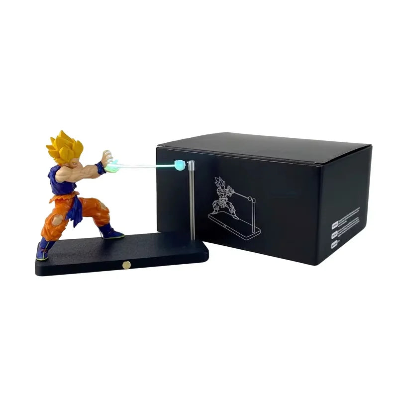 Anime characters DRAGON BALL Z Son Goku model lamp Super Saiyan one figure boy toy gift collection ornaments
