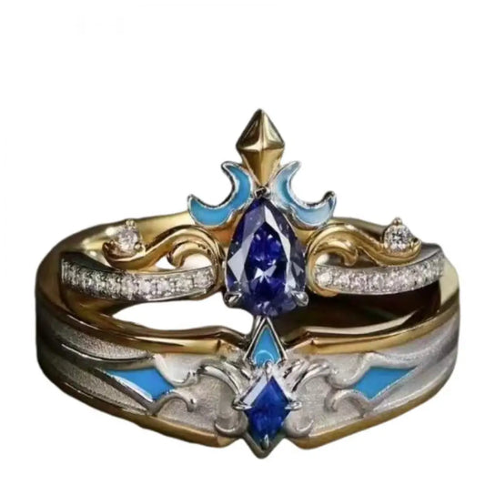 Genshin Impact Adjustable Ring – Anime Finger Decoration Jewelry, Collectible Gif