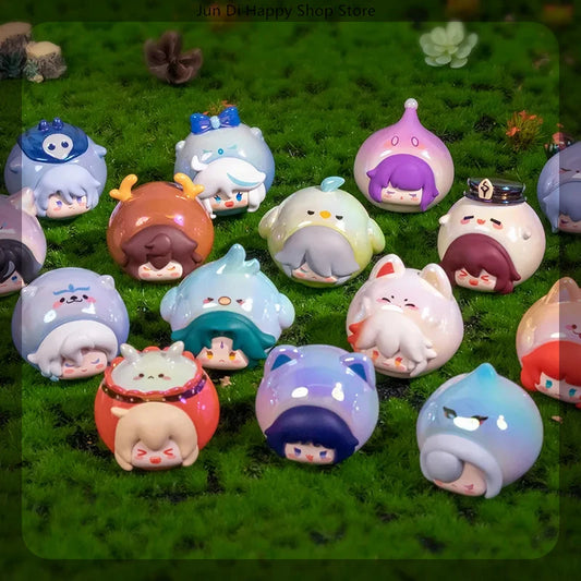 Genshin Impact Blind Box – Surprise Mini Anime Figures, Q Version PVC Dolls, Collectible Desk Decoration