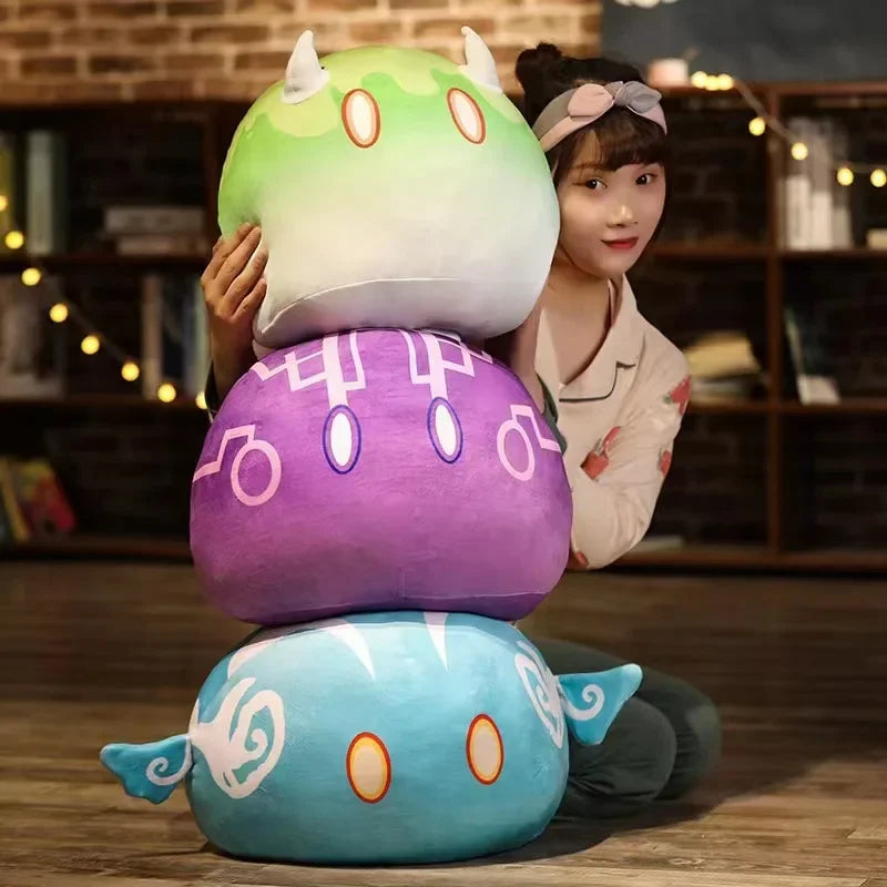 Genshin Impact Slime Plush Toy – Cute Stuffed Doll | Soft PP Cotton Plushie