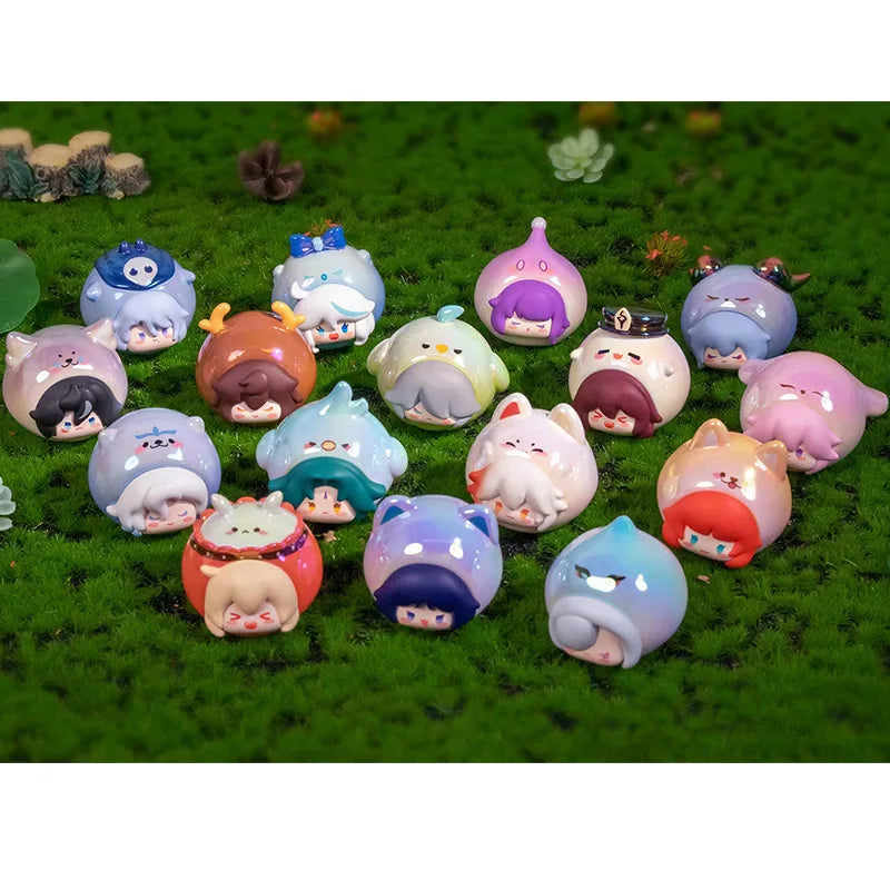 Genshin Impact Blind Box – Surprise Mini Anime Figures, Q Version PVC Dolls, Collectible Desk Decoration