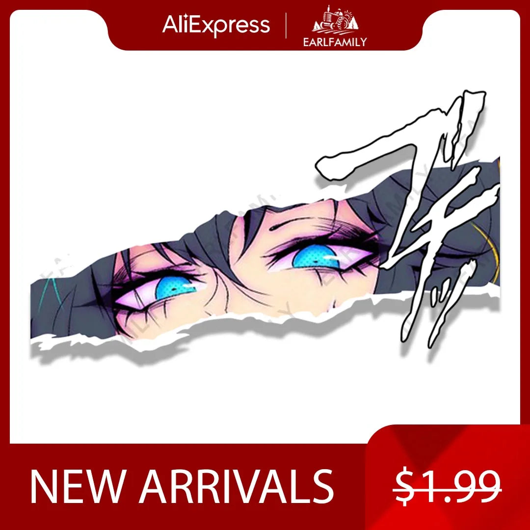 EARLFAMILY Blaze Arknights Fanart Car Sticker Sexy Waifu Pin Up Girl Decal Anime Sketch JDM Cartoon Graffiti Stickers