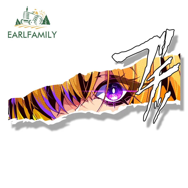 EARLFAMILY Gyaru Elegg Fanart Car Sticker Hot NIKKE Cartoon Waifu Decal JDM Peek Girl Graffiti Sketch Stickers Car Accessories