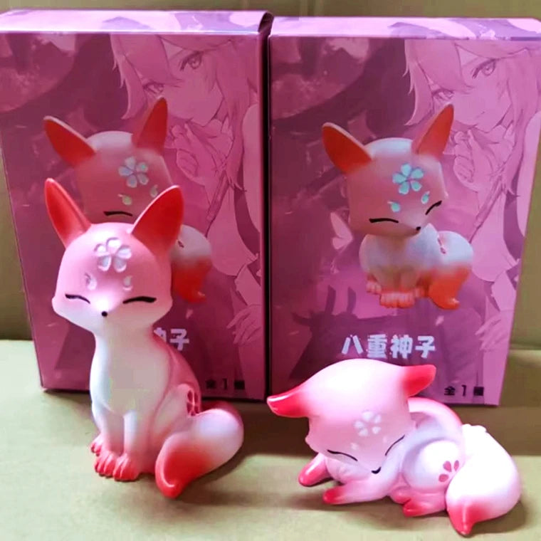 Genshin Impact Action Figure – 9cm Mini Fox Action Figure | Collectible Model