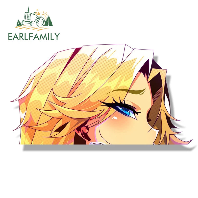 EARLFAMILY Invisible Woman Marvelrivals Fanart Car Sticker Hot Game Sue Storm Waifu Decal Cartoon Peeker Graffiti Slap Stickers