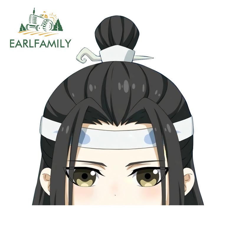 EARLFAMILY The Grandmaster of Demonic Cultivation Car Sticker Window Laptop Luggage Decor Wall Stickers Cartoon Car Accessories