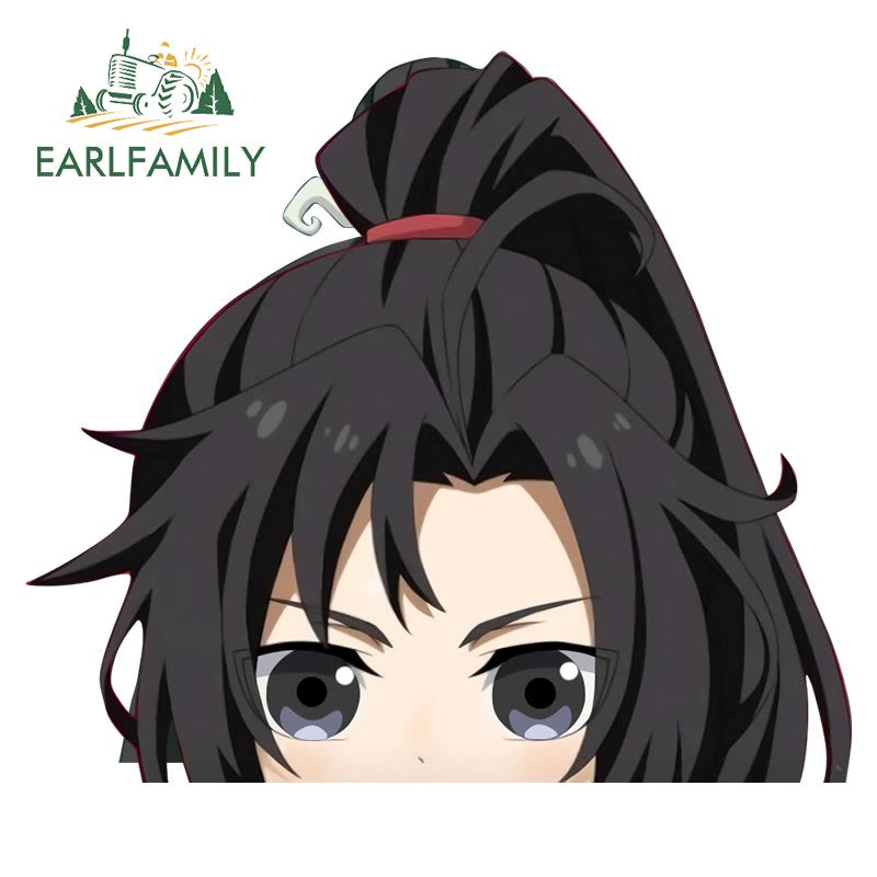 EARLFAMILY The Grandmaster of Demonic Cultivation Car Sticker Window Laptop Luggage Decor Wall Stickers Cartoon Car Accessories