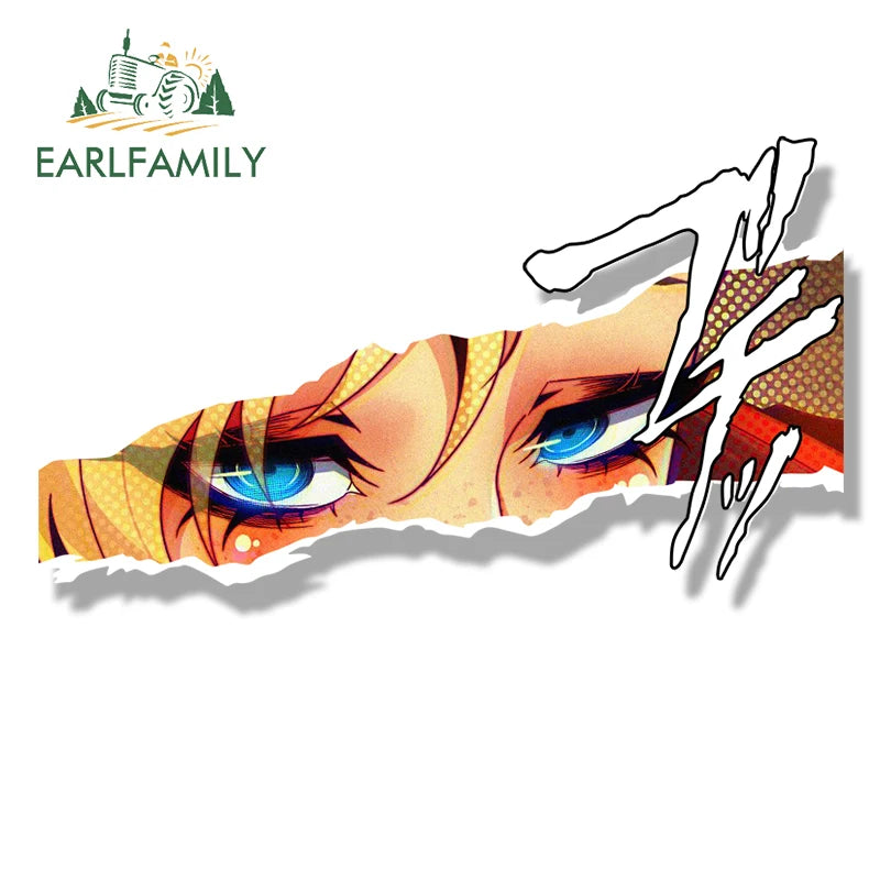 EARLFAMILY Wrench MOMMY Gemma Fanart Car Sticker Hot Game Wilds Sketch Waifu Decal JDM Cartoon Peeker Graffiti Stickers
