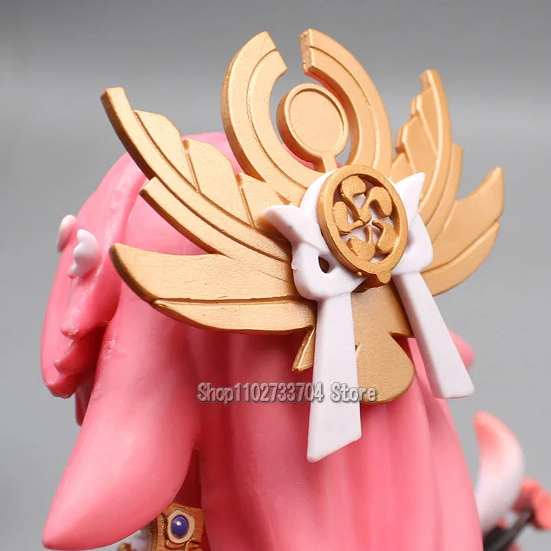 Cute Genshin Impact Figures Yoimiya Raiden Shogun Naganohara Yoimiya Yae Miko Action Figures Q Version Anime PVC Model Toys Gift