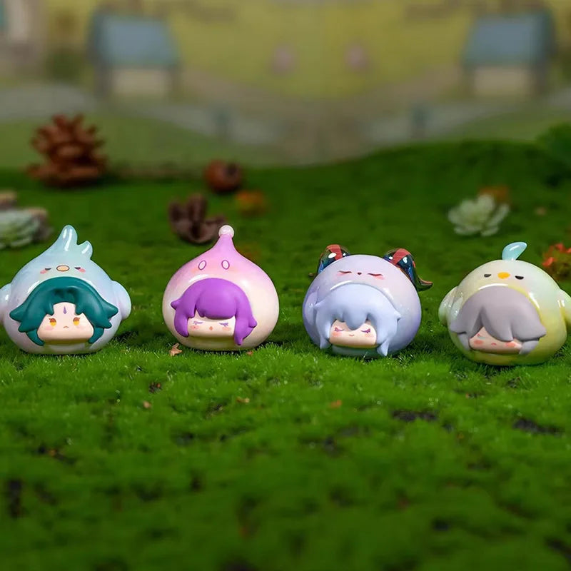 Genshin Impact Blind Box – Surprise Mini Anime Figures, Q Version PVC Dolls, Collectible Desk Decoration