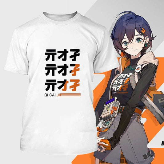 Zenless Zone Zero Belle Cosplay T-Shirt – In-Game Outfit Design | ZZZ Role Costume Top