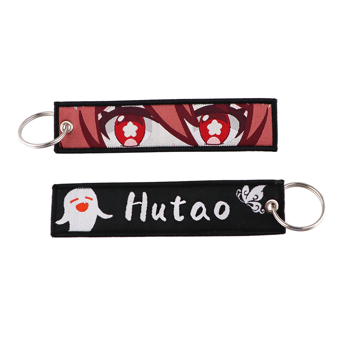 Genshin Impact Embroidered Keychain – Fashion Key Tag for Cars, Motorcycles, Bags & Backpacks, Key Ring