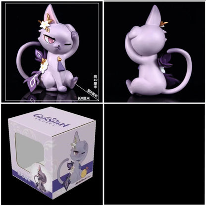 9cm Anime Genshin Impact Yae Miko Anime Figure Impact Yae Miko Fox Action Figure Collectible Model Doll Cute Toys Gifts Hobbies