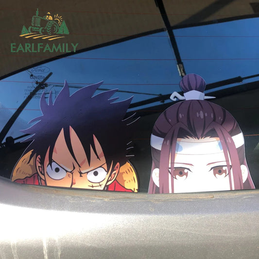 EARLFAMILY The Grandmaster of Demonic Cultivation Car Sticker Window Laptop Luggage Decor Wall Stickers Cartoon Car Accessories