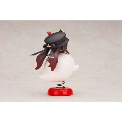 Genshin Impact Hu Tao Figure – 10cm Q Edition PVC Anime Model, Cute Collectible Ornament for Desktop Display & Gifts