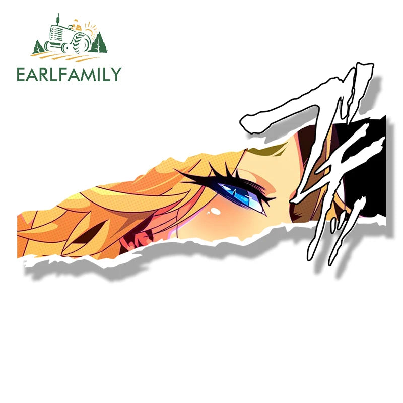 EARLFAMILY Invisible Woman Marvelrivals Fanart Car Sticker Hot Game Sue Storm Waifu Decal Cartoon Peeker Graffiti Slap Stickers