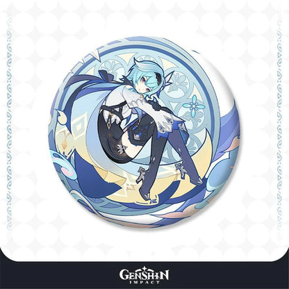 58mm Game Genshin Impact Blooming Festival‌ Tighnari Collei Kaedehara Kazuha Cosplay COSTUME Badge Pin SPTE Tinplate Brooch Prop