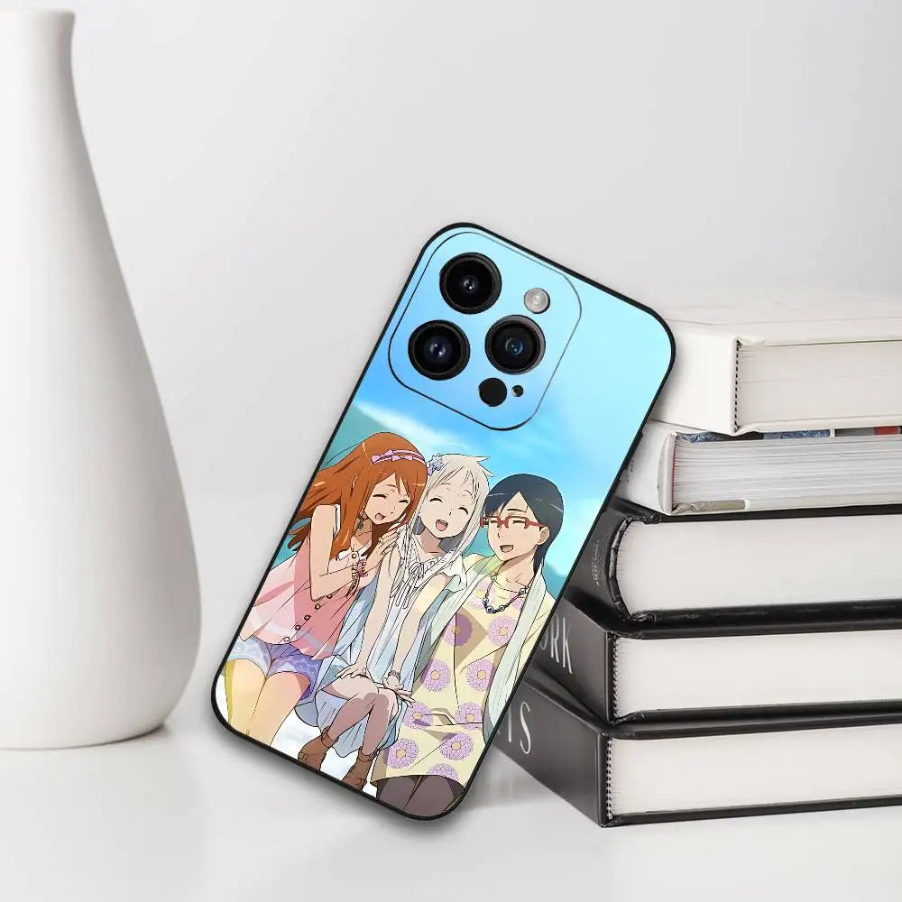 Anohana iPhone Case - Soft Transparent TPU Protective Cover