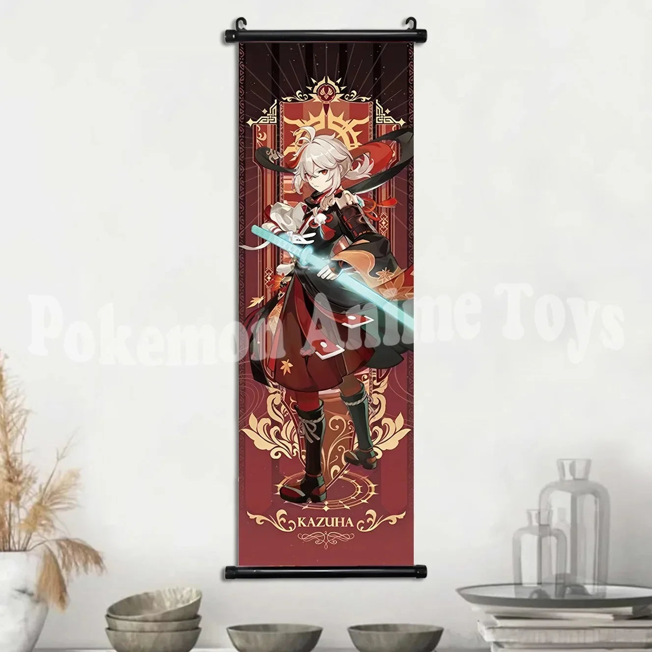 Genshin Impact Poster – Canvas Wall Art Scroll Painting, Hot Game Prints for Home Decoration