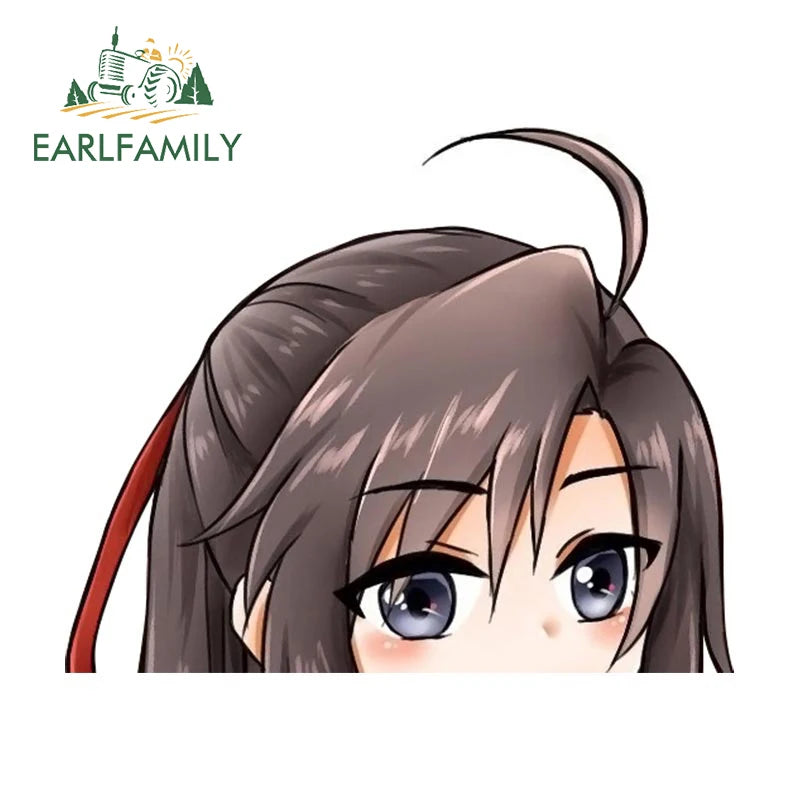 EARLFAMILY The Grandmaster of Demonic Cultivation Car Sticker Window Laptop Luggage Decor Wall Stickers Cartoon Car Accessories