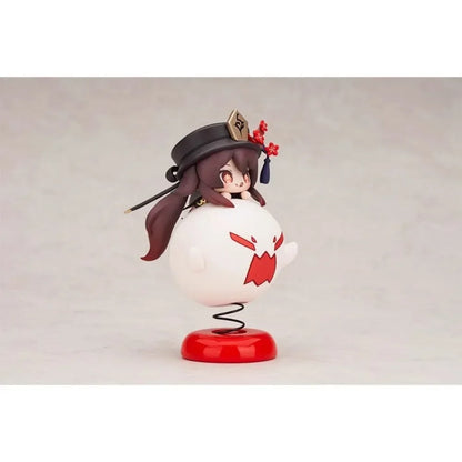 Genshin Impact Hu Tao Figure – 10cm Q Edition PVC Anime Model, Cute Collectible Ornament for Desktop Display & Gifts