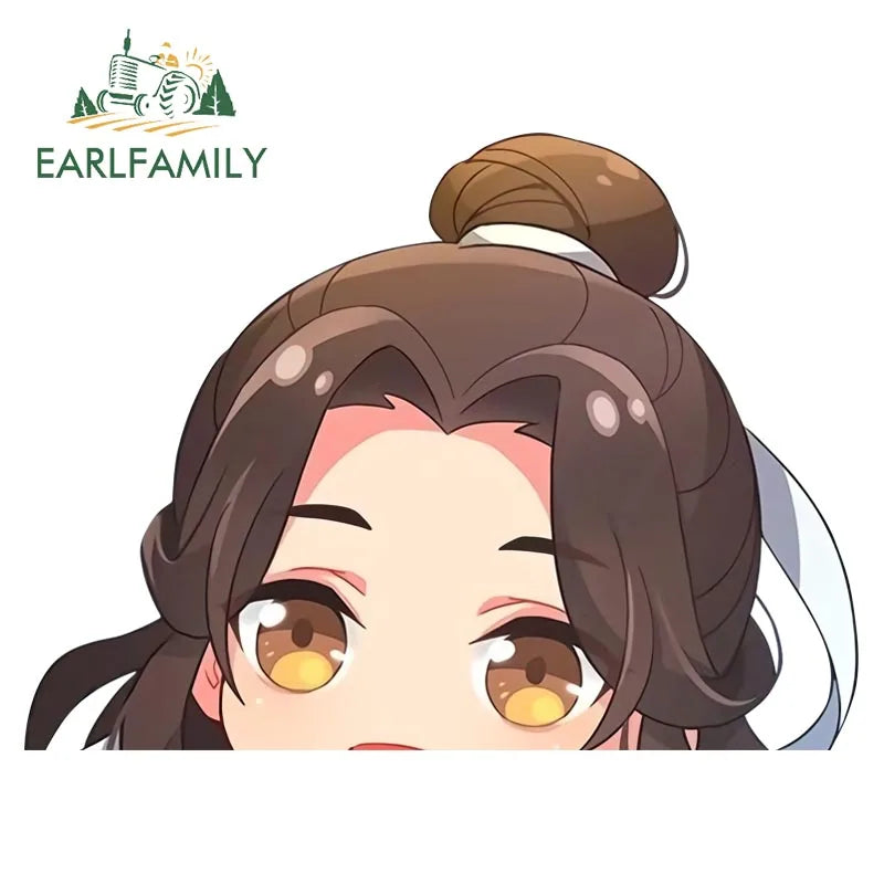 EARLFAMILY The Grandmaster of Demonic Cultivation Car Sticker Window Laptop Luggage Decor Wall Stickers Cartoon Car Accessories