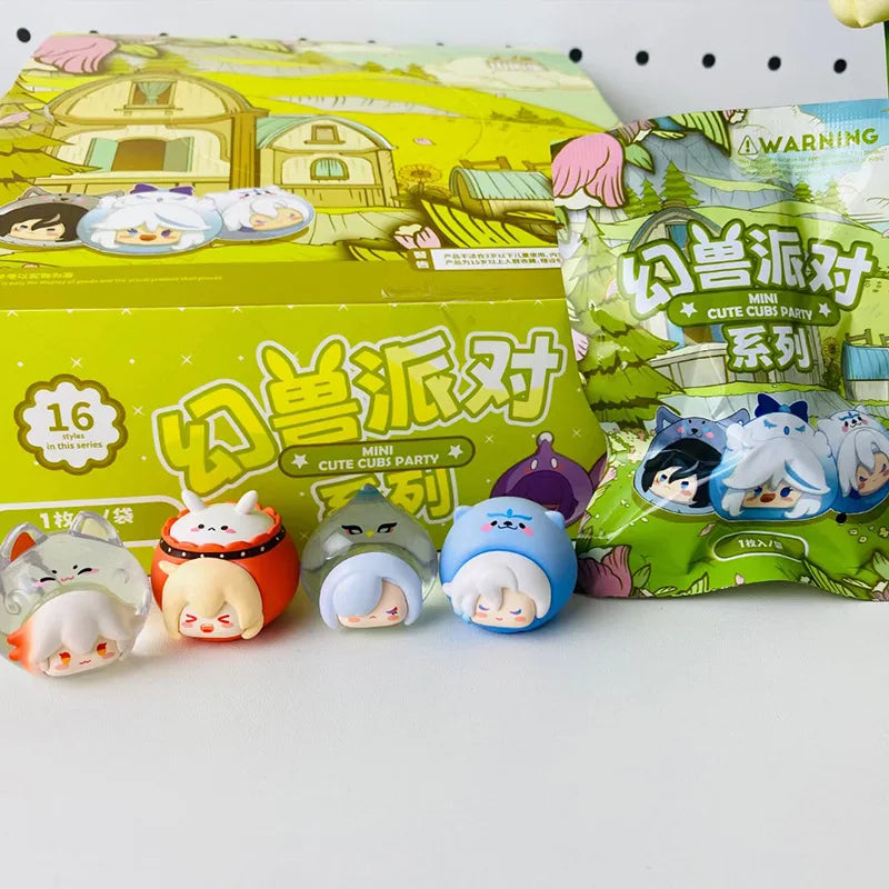 Genshin Impact Blind Box – Surprise Mini Anime Figures, Q Version PVC Dolls, Collectible Desk Decoration