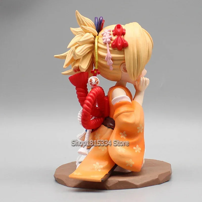 Cute Genshin Impact Figures Yoimiya Raiden Shogun Naganohara Yoimiya Yae Miko Action Figures Q Version Anime PVC Model Toys Gift