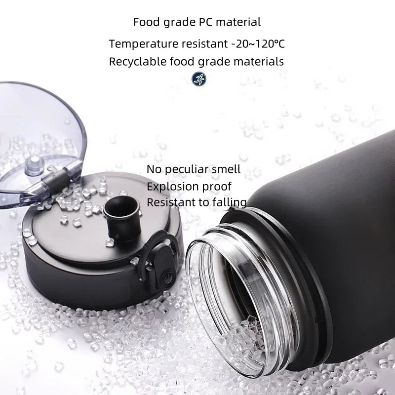 650ML Genshin Impact  Game Figure Water Cup Portable Children's  Plastic Outdoor Sports Large Capacity Anti-drip Water Bottle