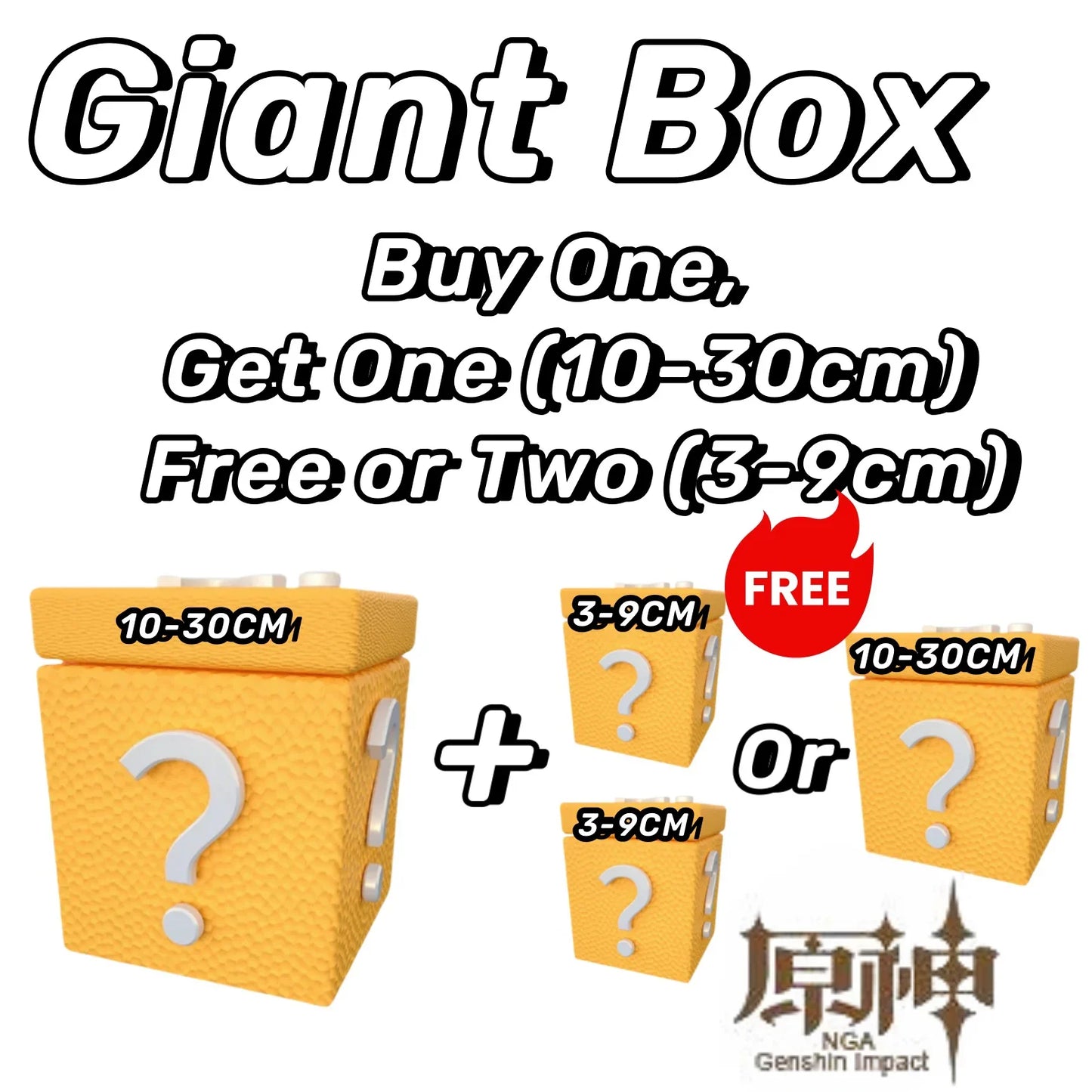 Genshin Impact Blind Box – Surprise Game Action Figure | Mystery Collectible