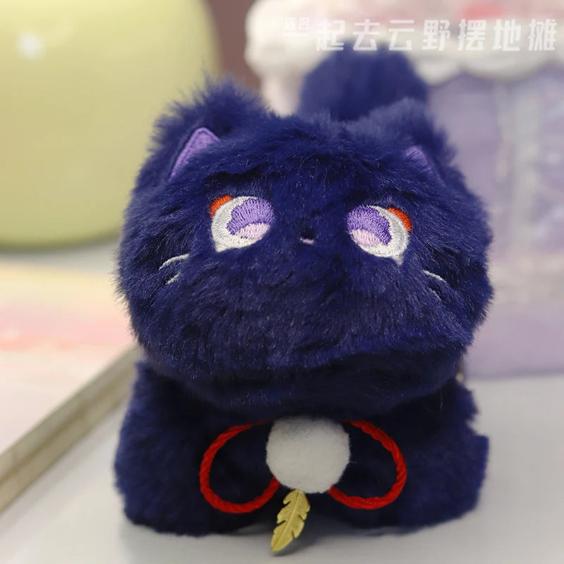 Anime Genshin Impact Balladeer Plush Doll Cute Bag charm Cosplay Stuffed Cotton Keychain Cartoon Keyring