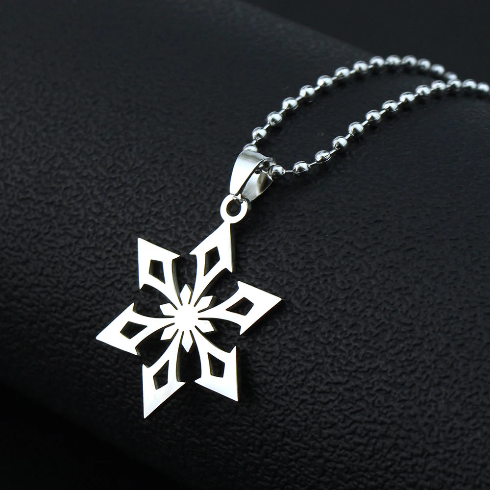 Genshin Impact Titanium Pendant Necklace – Element Symbols