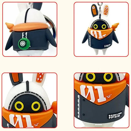 Anime Game Zenless Zone Zero ZZZ Bangboo Cosplay Keychain Bag Pendant PVC Key Chain Keyring Accessories Prop Jewelry Gift