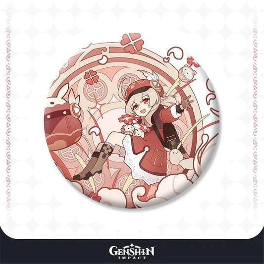 58mm Game Genshin Impact Blooming Festival‌ Tighnari Collei Kaedehara Kazuha Cosplay COSTUME Badge Pin SPTE Tinplate Brooch Prop
