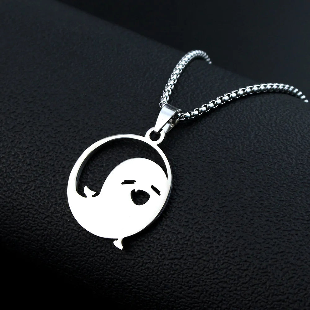 Genshin Impact Titanium Pendant Necklace – Element Symbols