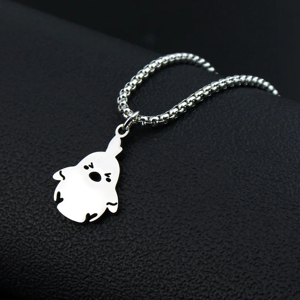 Genshin Impact Titanium Pendant Necklace – Element Symbols