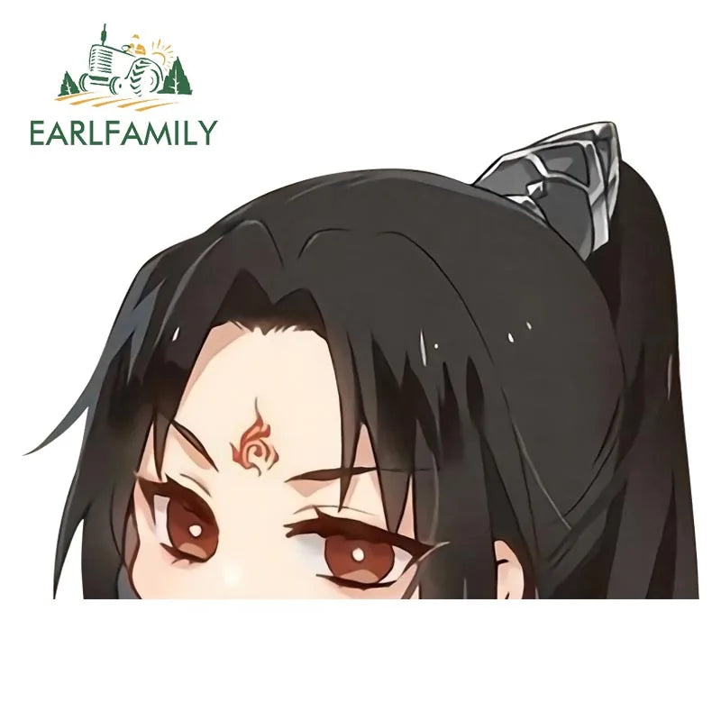 EARLFAMILY The Grandmaster of Demonic Cultivation Car Sticker Window Laptop Luggage Decor Wall Stickers Cartoon Car Accessories