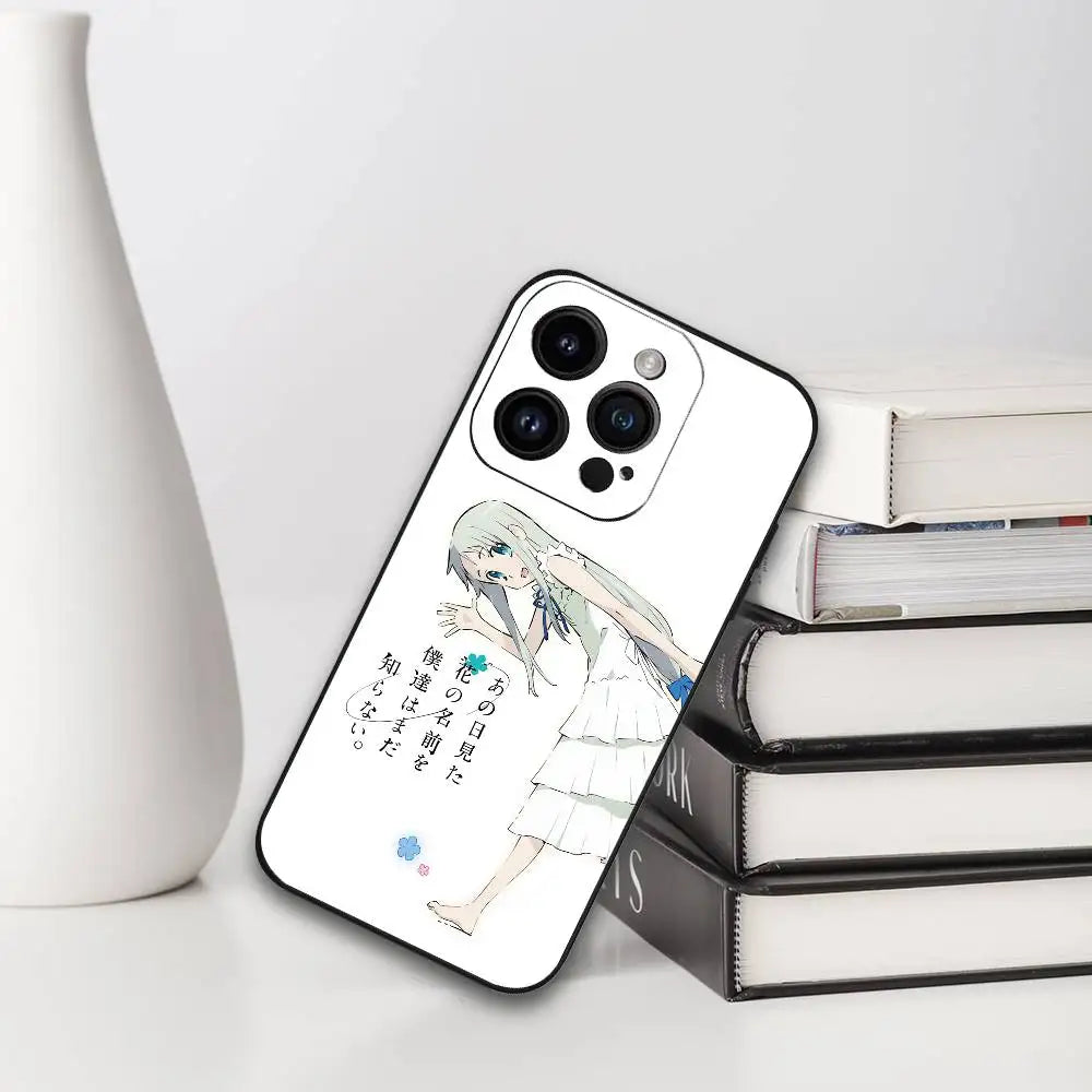 Anohana iPhone Case - Soft Transparent TPU Protective Cover