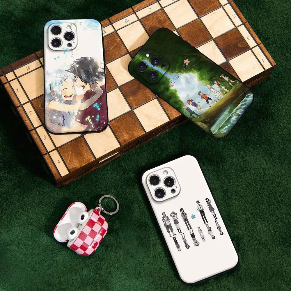 Anohana iPhone Case - Soft Transparent TPU Protective Cover