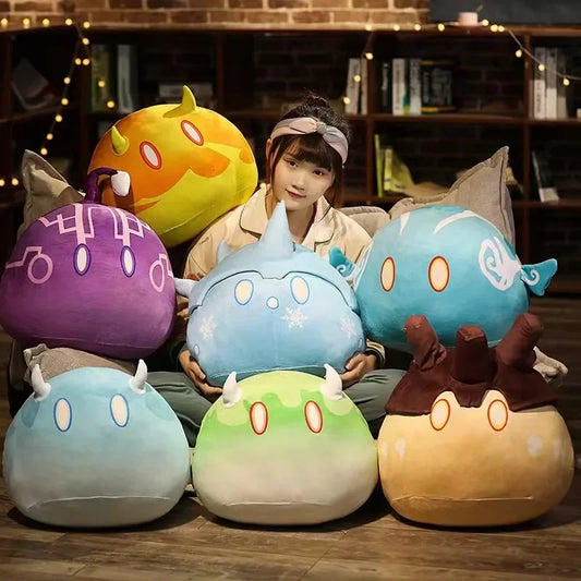 Genshin Impact Slime Plush Toy – Cute Stuffed Doll | Soft PP Cotton Plushie