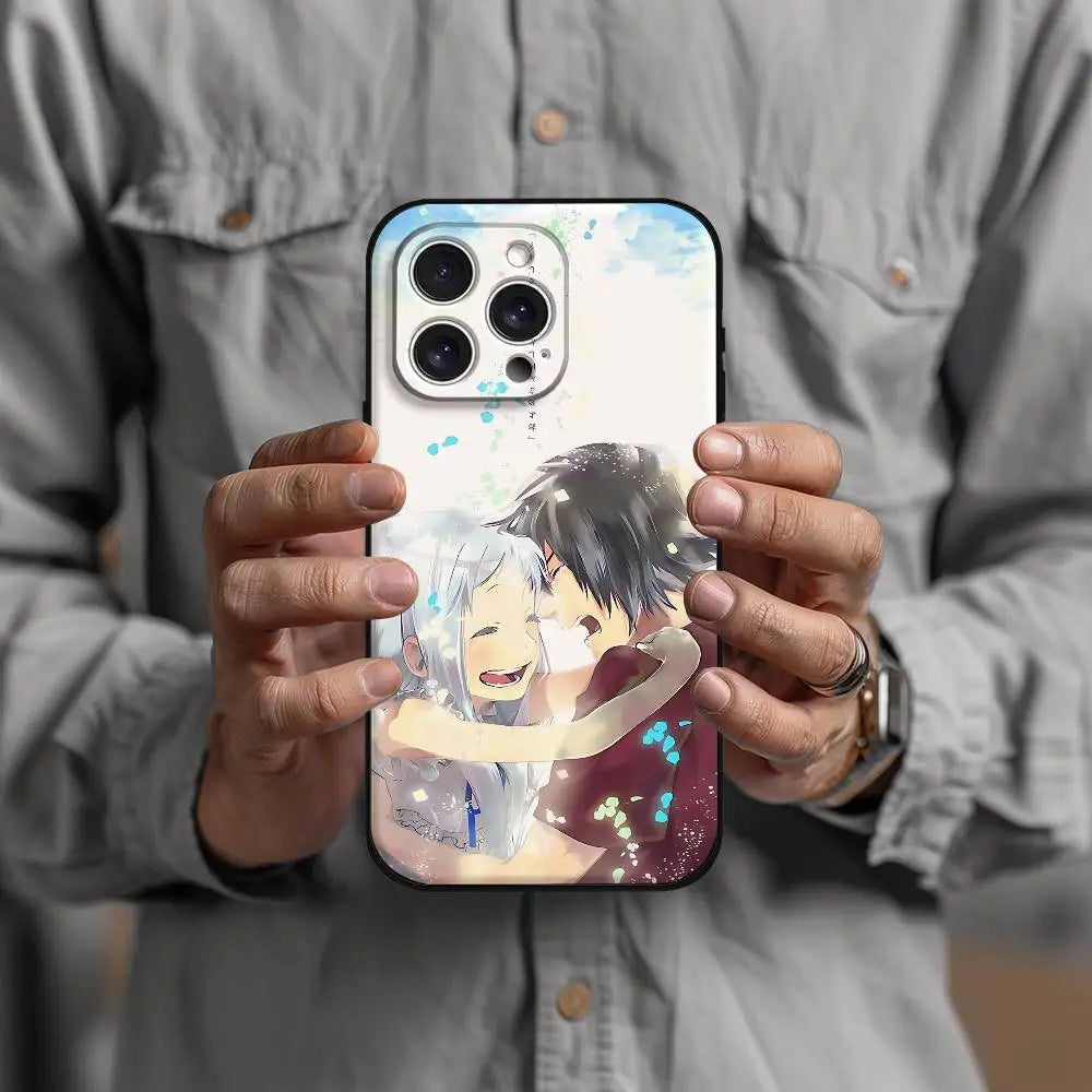 Anohana iPhone Case - Soft Transparent TPU Protective Cover