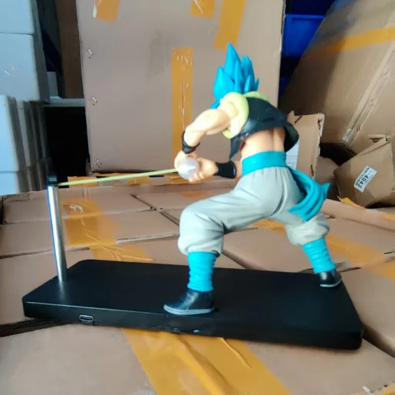 Anime characters DRAGON BALL Z Son Goku model lamp Super Saiyan one figure boy toy gift collection ornaments