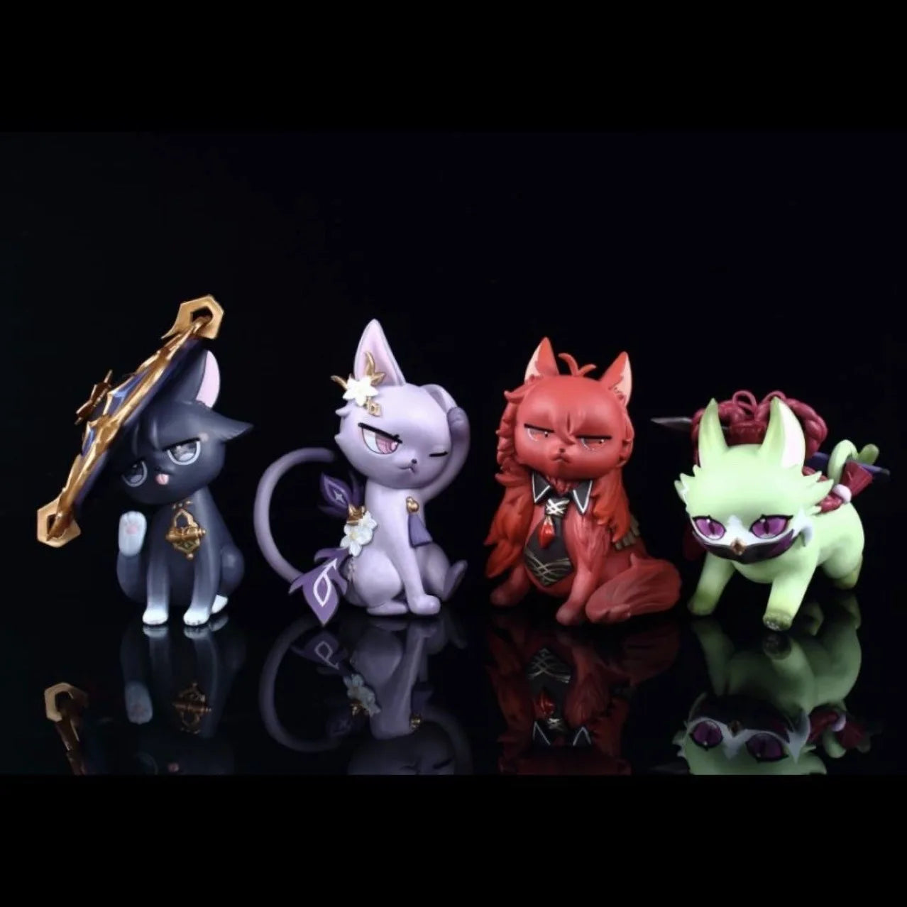 Genshin Impact Action Figure – 9cm Mini Fox Action Figure | Collectible Model