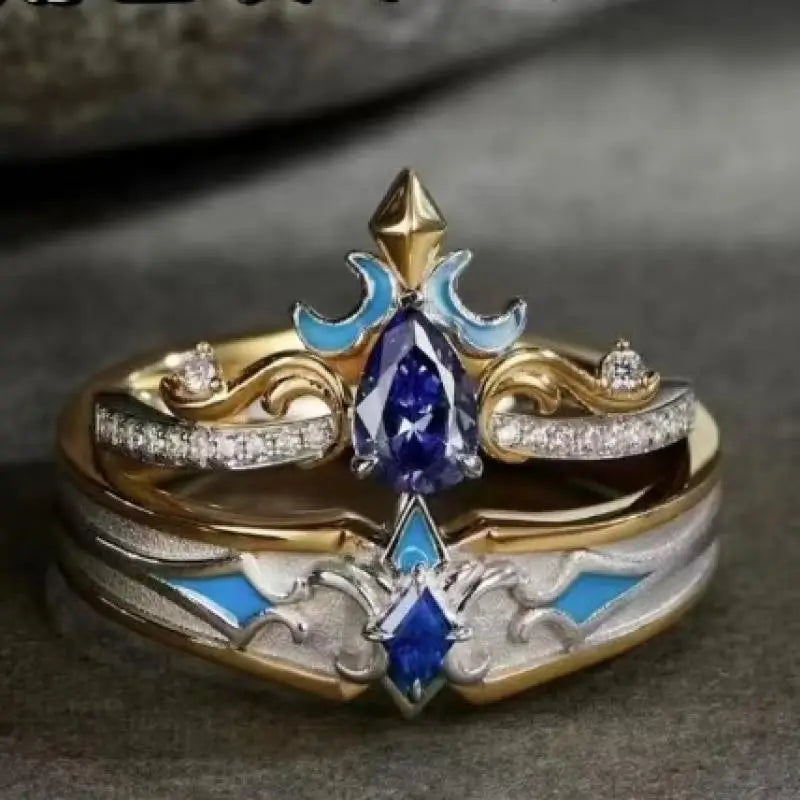Genshin Impact Adjustable Ring – Anime Finger Decoration Jewelry, Collectible Gif
