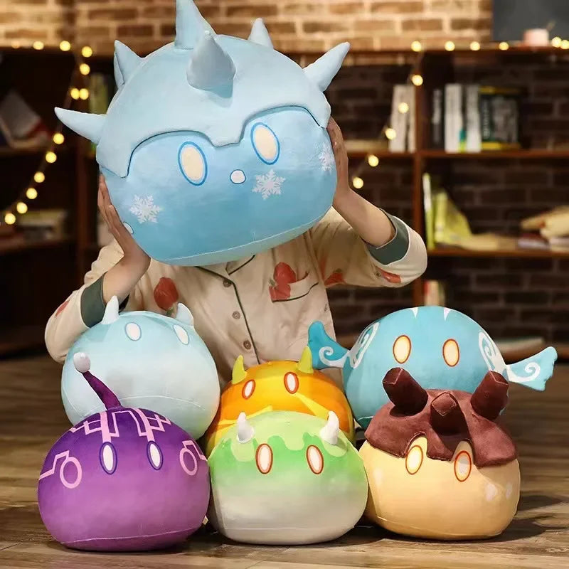 Genshin Impact Slime Plush Toy – Cute Stuffed Doll | Soft PP Cotton Plushie