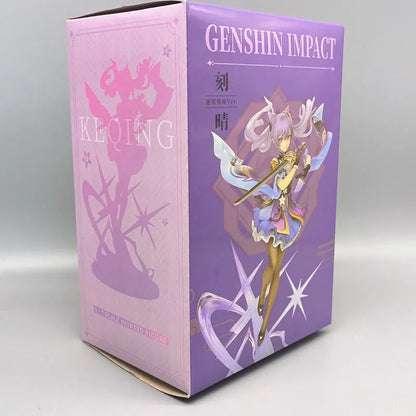 Genshin Impact Mini Figure – 25cm PVC Model, Sword Pose Collectible for Desktop Decoration
