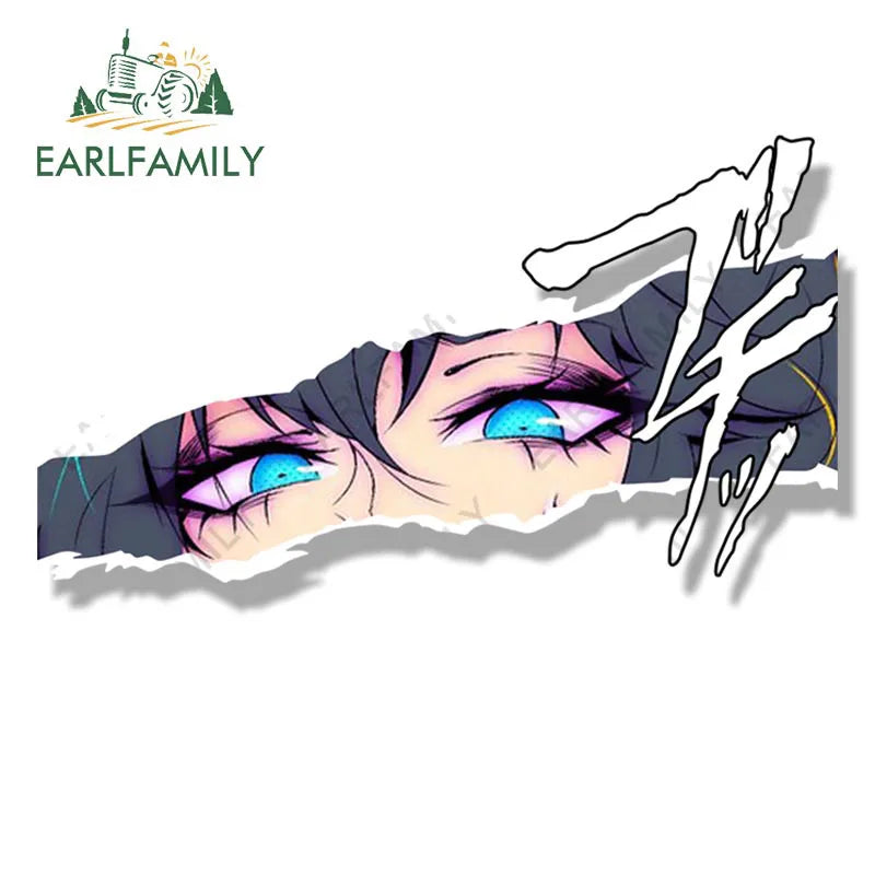 EARLFAMILY Blaze Arknights Fanart Car Sticker Sexy Waifu Pin Up Girl Decal Anime Sketch JDM Cartoon Graffiti Stickers