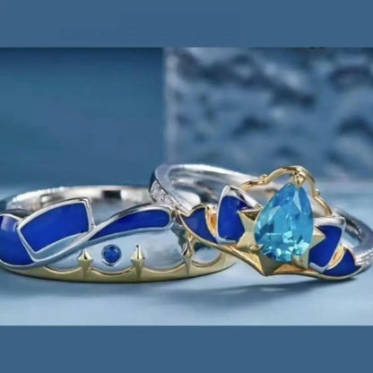 Genshin Impact Adjustable Ring – Anime Finger Decoration Jewelry, Collectible Gif